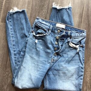 Abercrombie & Fitch ultra high rise ankle straight